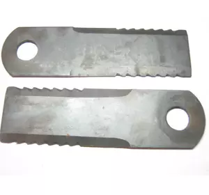 Нож измельчителя подвижный зубчатый 51009 Z100765 Z103205 Z75875 84068444 d=20